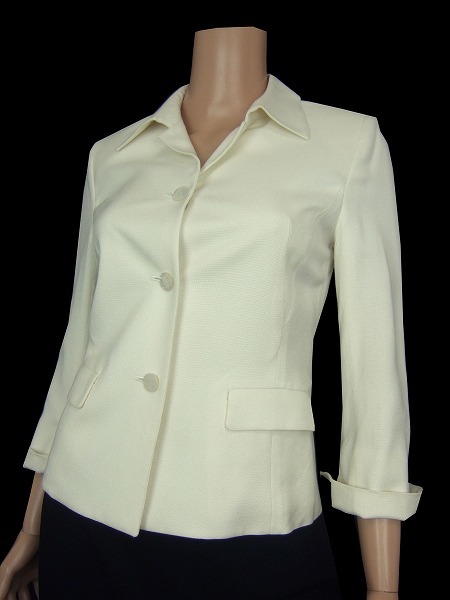 S美*ハロッズ*清潔白*輝く美ロゴボタン*美的ジャケット*小さめ*7拍卖