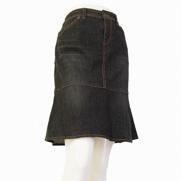 A美品*ef-de・Vigny*エフデ*お洒落デニムスカート9拍卖