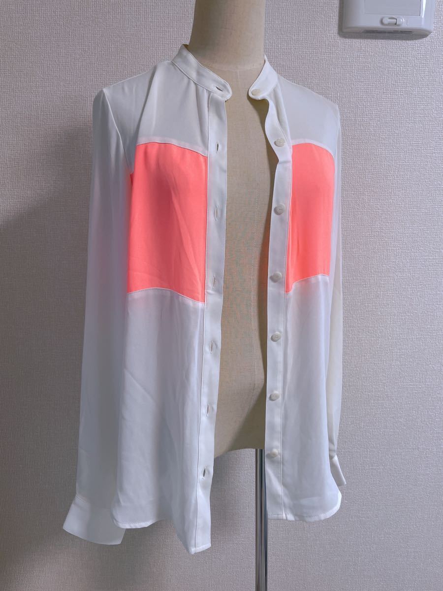 即決★Forever21 長袖カットソー レディース トップス 長袖 ブラウス バイカラーデザイン Sサイズ 新品未使用拍卖