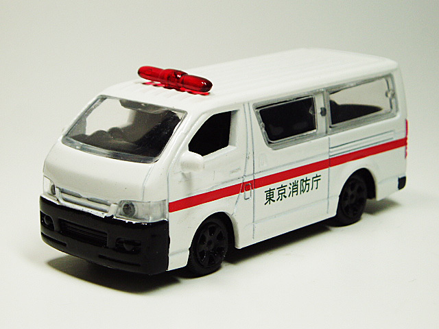 ■カプセルエムテック■トヨタ ハイエース バン 救急車(東京消防庁)1/72スケール拍卖