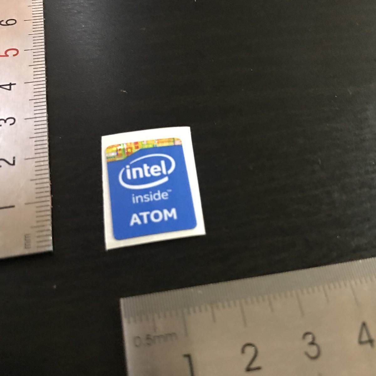 intel inside ATOM パソコンエンブレムシール@1820拍卖