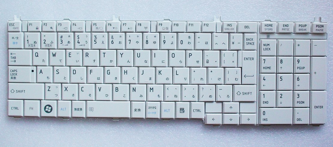 キーボード:新品東芝T351,T350,B351,T451等用(V114346DJ1,白)国内発送拍卖
