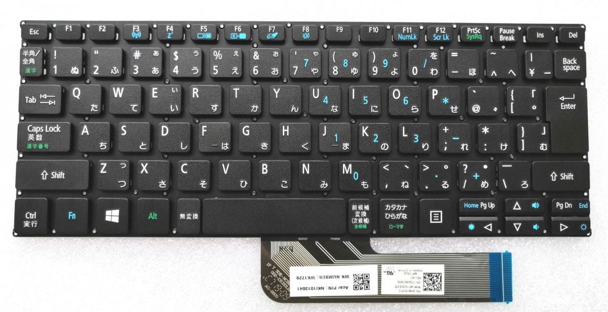 キーボード:新品ACER Aspire Switch 11 SW5-111等用(MP-13U20J0-528,黒)国内発送拍卖