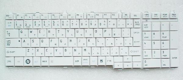 キーボード:新品ノートPC用(V114326DJ1,白)6037B0052801国内発送拍卖