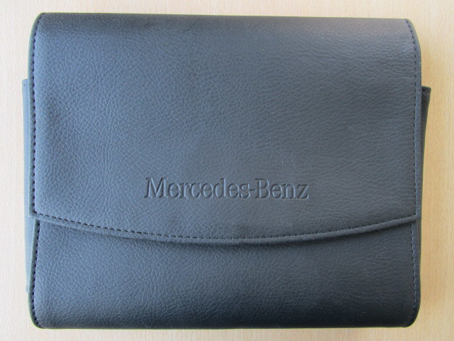 ★0842★Mercedes Benz 純正 メルセデス ベンツ A B C Eクラス等 取扱説明書ケース 取扱説明書入 取説入 マニュアルケース★訳有★拍卖