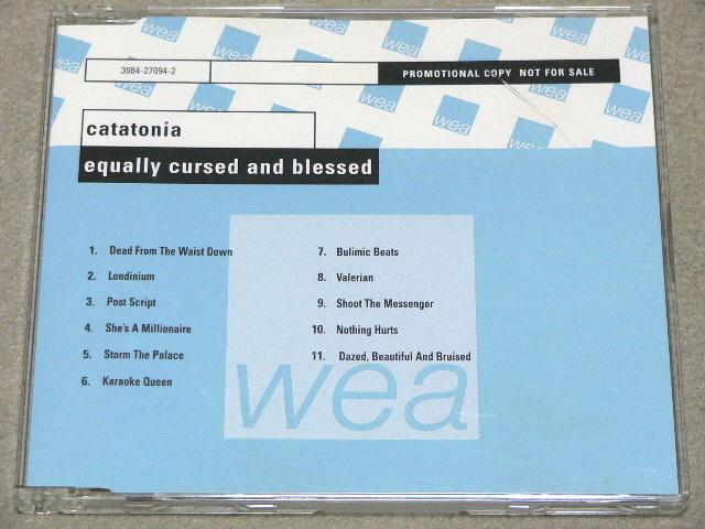 CATATONIA / EQUALLY CURSED AND BLESSED // promo カタトニア拍卖