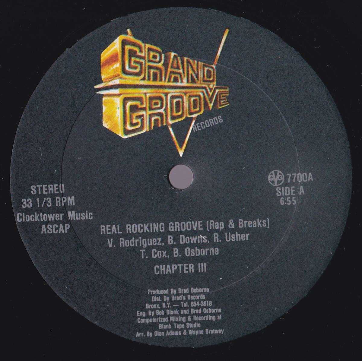Old school・Rap 12inch★CHAPER III / Real rocking groove(CHERYL LYNN / Got to be real カヴァーラップ)★Grand groove★拍卖