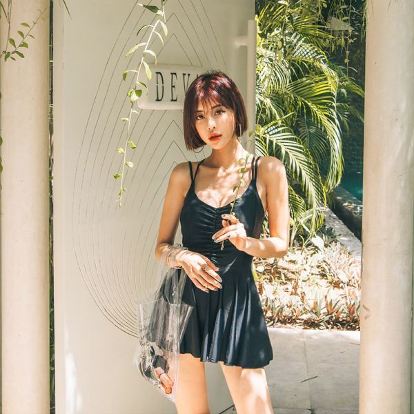 ★★★大反響の予感! レディース 水着 ワンピース ミニスカート クロスストラップ サマー WW35拍卖