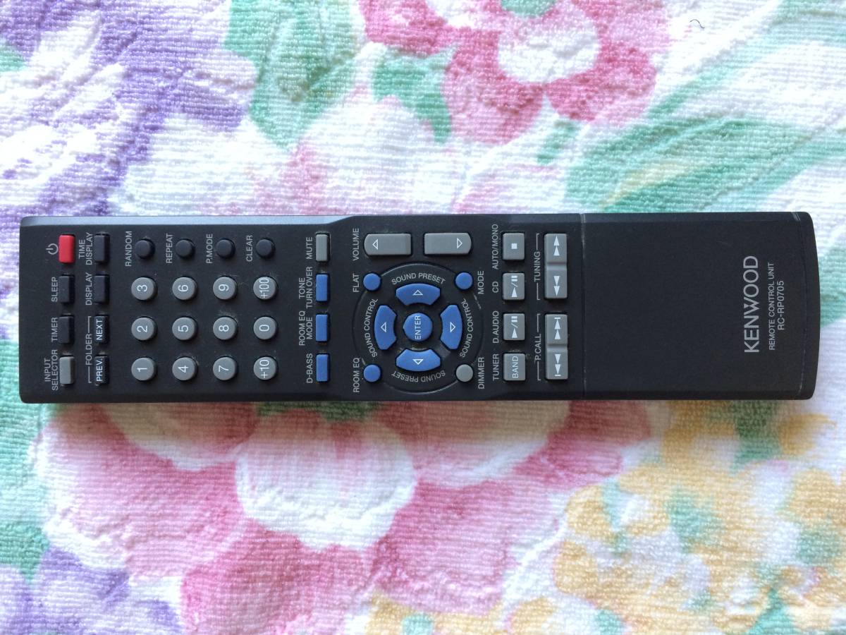 KENWOOD★ケンウッド★送料無料★純正★CDレシーバー★R-K711用リモコン★RC-RP0705★中古★動作品★返金保証あり拍卖