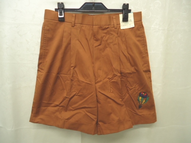 【KCM】har-430★ワケあり未使用品★【LAUREL CLUB】レディース キュロット 綿100% 赤茶系 サイズ 76拍卖