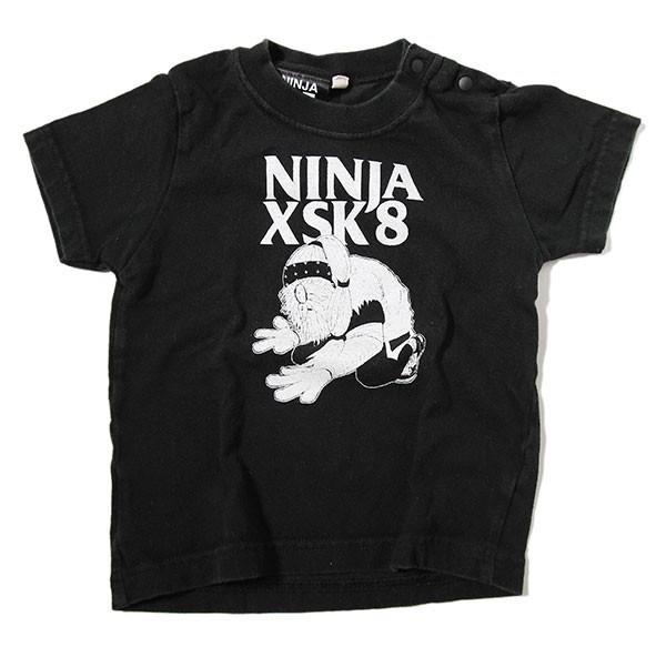 NINJA X (ニンジャエックス) 中古【古着】Tシャツ 赤ちゃん ベビー 新生児 Original SK8 Monster Black (90サイズ)拍卖