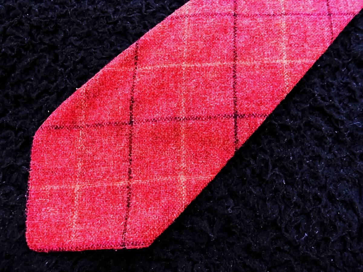 0^o^0ocl★cw0385美品イングランド【ウール100%】のネクタイ拍卖