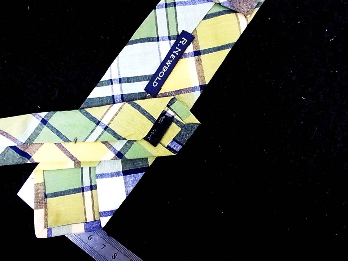 0^o^0ocl★cw0437美品【ウール地】【R.ニューボルド】細ナロータイ・ネクタイ拍卖