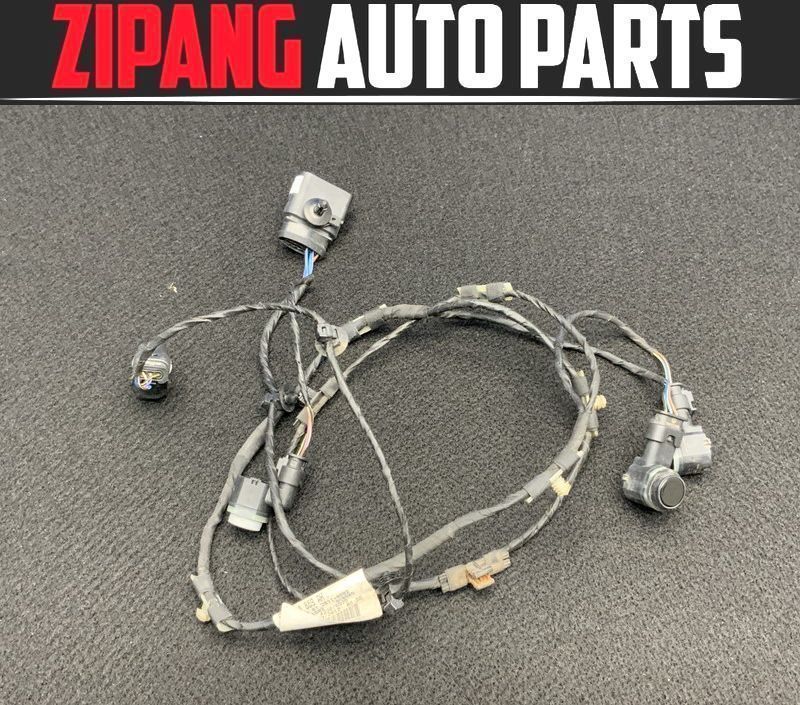 AU099 4G A7 3.0TFSI クワトロ フロント バンパー センサー ★6個 ハーネス/配線 付 ◆LS9R グレイシアホワイト3P ★動作OK ◎ ★即決★拍卖