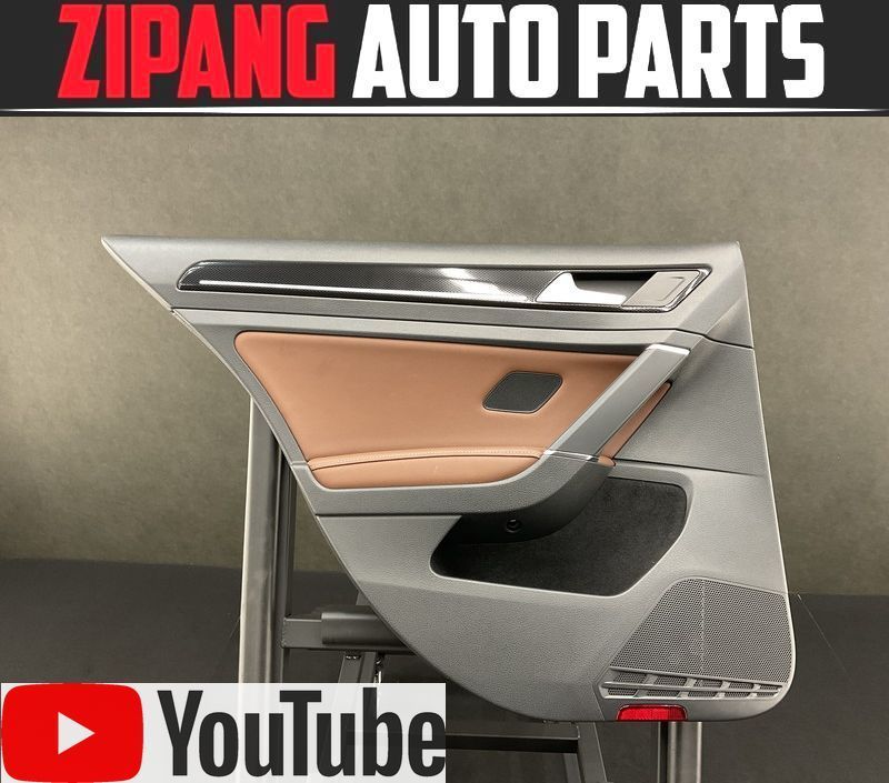 VW049 AU ゴルフ7 ヴァリアント TSI ハイライン 左リア ドア トリム/内張り ◆合皮 ★程度まあまあ 【動画あり】◎拍卖