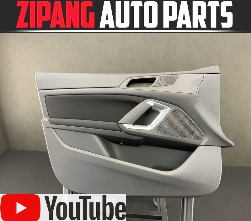 PU010 T9 プジョー 308 SW アリュールブルー HDi 左フロント ドア トリム/内張り ◆ブラック ★程度まあまあ 【動画あり】◎拍卖