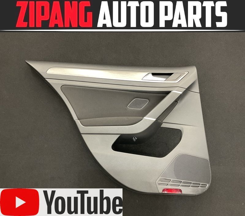VW050 AU ゴルフ7 5HB TSI コンフォートBMT 左リア ドア トリム/内張り ◆ブラック ★程度まあまあ 【動画あり】〇拍卖