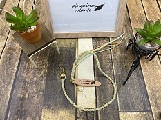 【姫路レザー】本革 ウォレットロープ ウォレットチェーン 4本編み拍卖