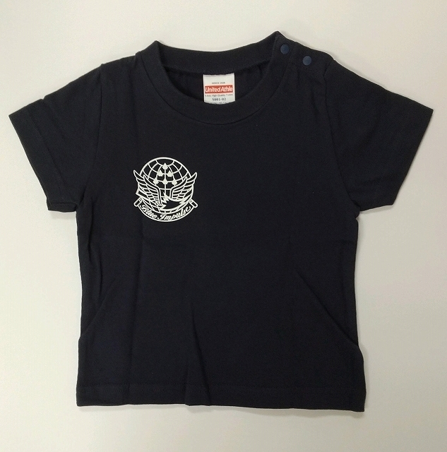 ブルーインパルス上昇 こども用Tシャツ ネイビー サイズ90拍卖