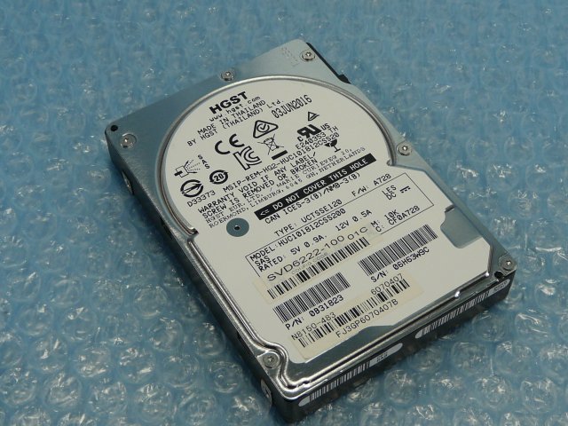 1LHQ // NEC N8150-483 1.2TB 2.5インチ SAS 10K(10000)rpm 12Gb 15mm / HUC101812CSS200 // NEC Express5800/T110h-S 取外 //在庫2拍卖