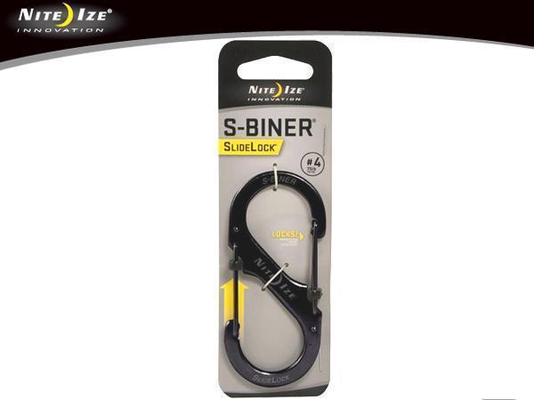 同梱可能 ナイトアイズ カラビナ エスビナー スライドロック#4 黒 キーホルダー LSB4-01-R3/6711拍卖