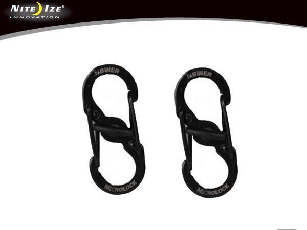 同梱可能 ナイトアイズ カラビナ エスビナー マイクロロック 黒 キーホルダー LSBM-01-2R3/6674拍卖
