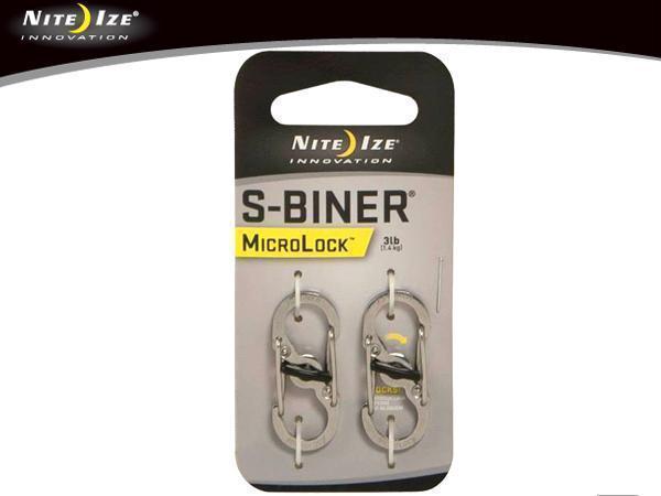 同梱可能 ナイトアイズ カラビナ エスビナー マイクロロック 銀 キーホルダー LSBM-11-2R3/6681拍卖