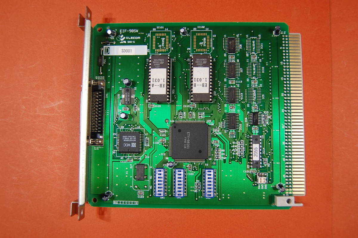 PC98 Cバス用 インターフェースボード ELECOM EIF-98SW SCSI I/F? 動作未確認 現状渡し ジャンク扱いにて O-021 SD001 拍卖