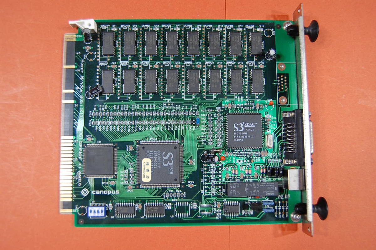 PC98 Cバス用 インターフェースボード canopus Power Window 805i ヨゴレ有り 動作未確認 ジャンク扱いにて O-039 9338 拍卖