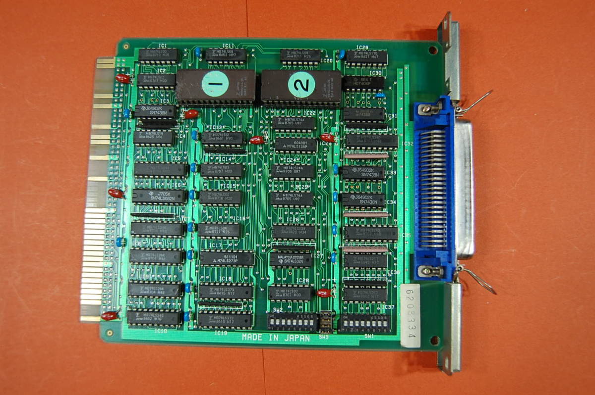 PC98 Cバス用 インターフェースボード 明細不明 PC98M03A SASI インターフェース? キャラベル?動作未確認 ジャンク扱いにて O-054 8334 拍卖
