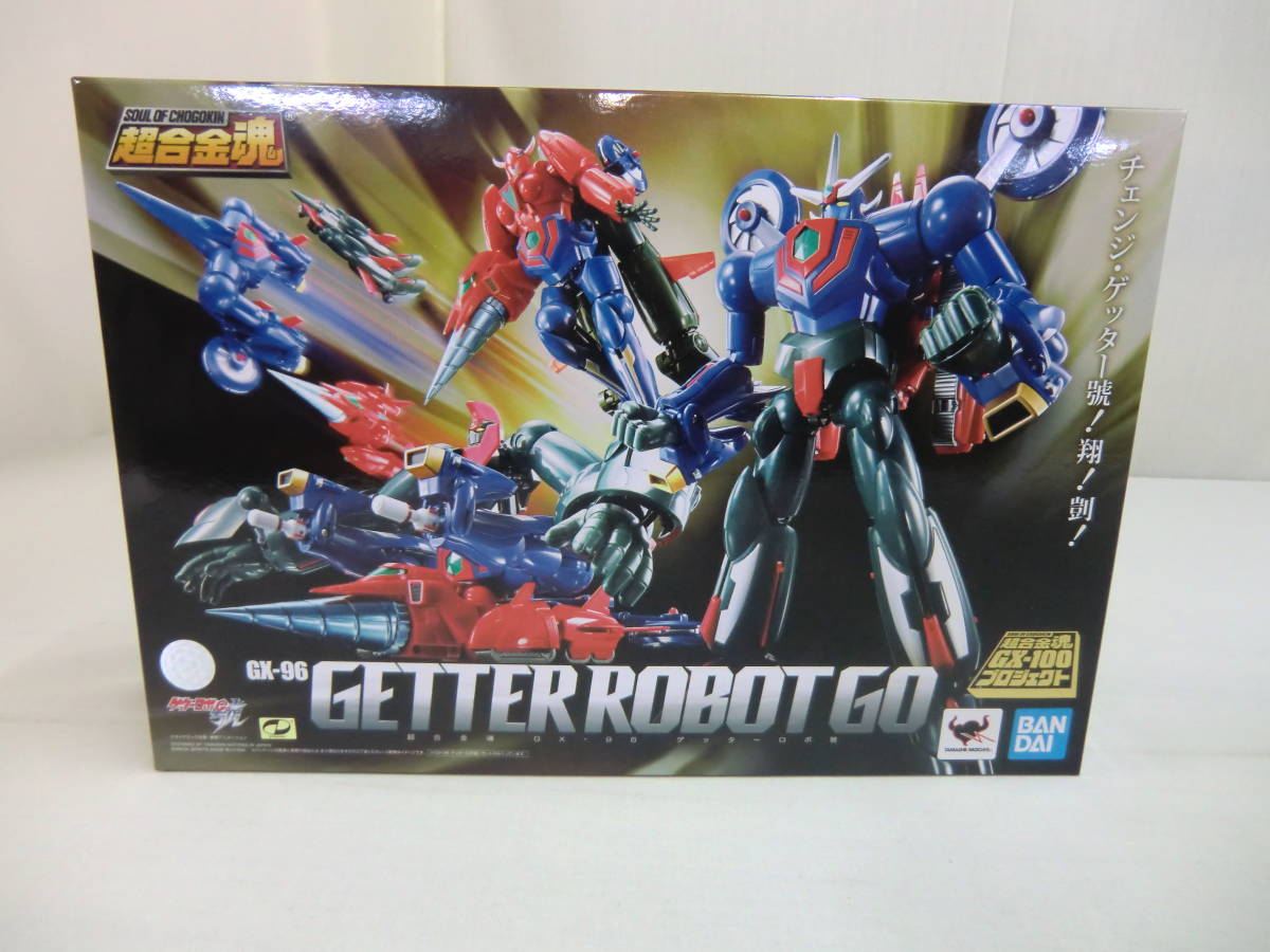 超合金魂 GX-96 ゲッターロボGO號 超合金魂 GX-100 プロジェクト C BANDAI SPIRITS 2021拍卖