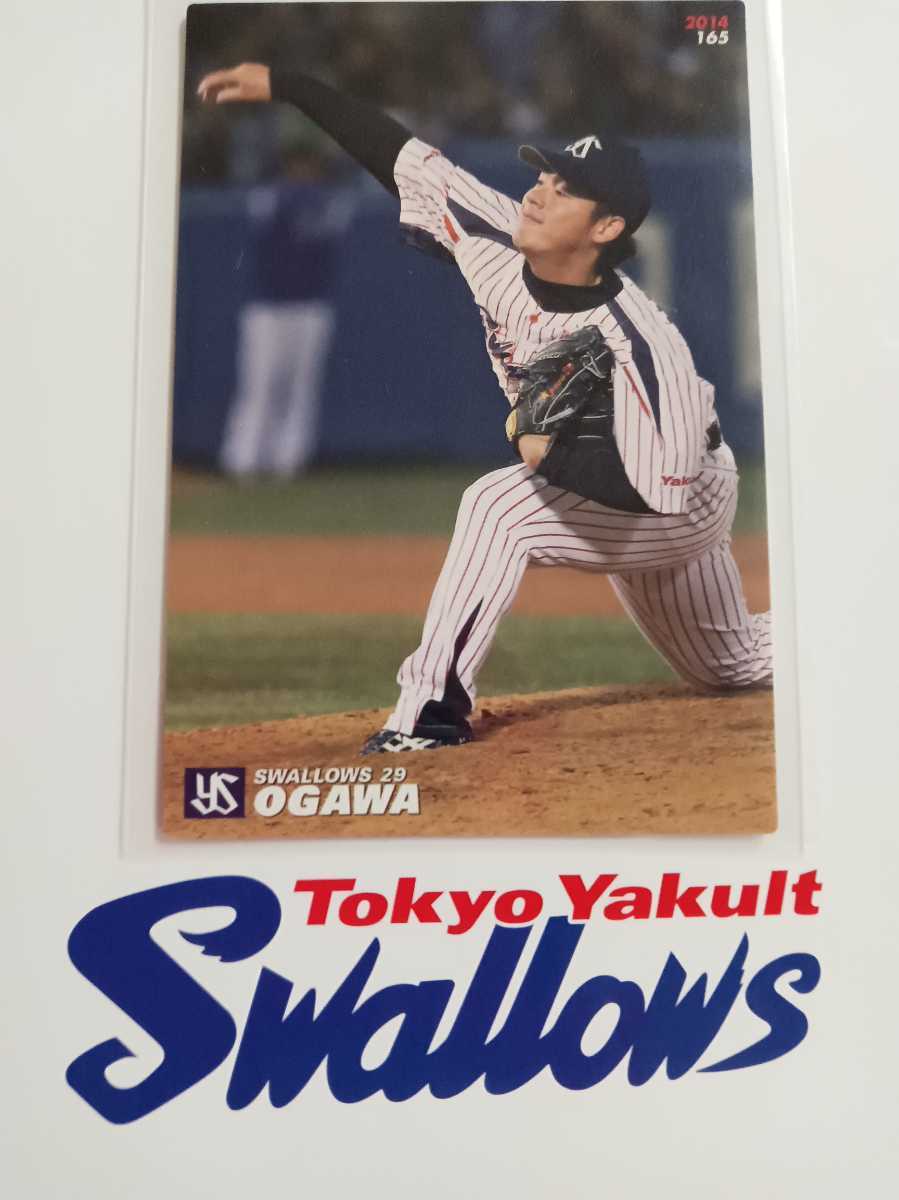 カルビー プロ野球チップスカード ヤクルトカード 2014年 第2弾 レギュラーカード 165 東京ヤクルトスワローズ 小川 泰弘拍卖