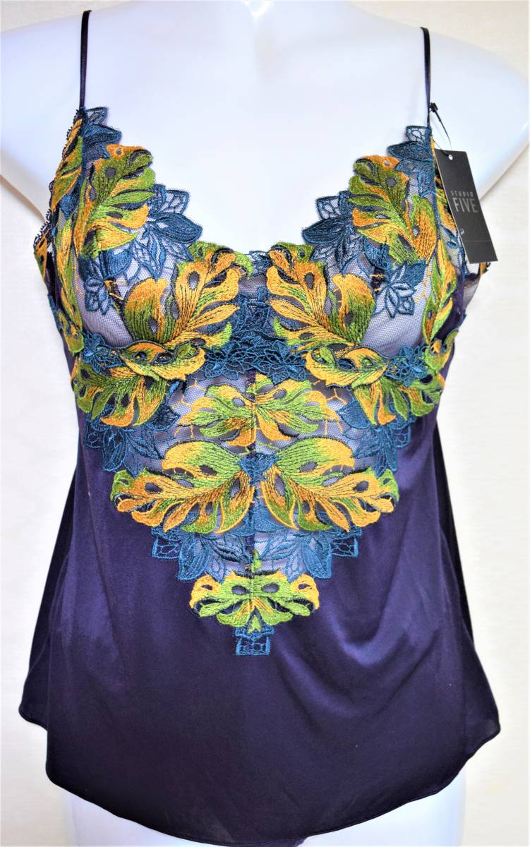 新品☆ワコール☆スタディオファイブ☆マジカルリーフ☆VI☆キャミソール80&ソングM拍卖