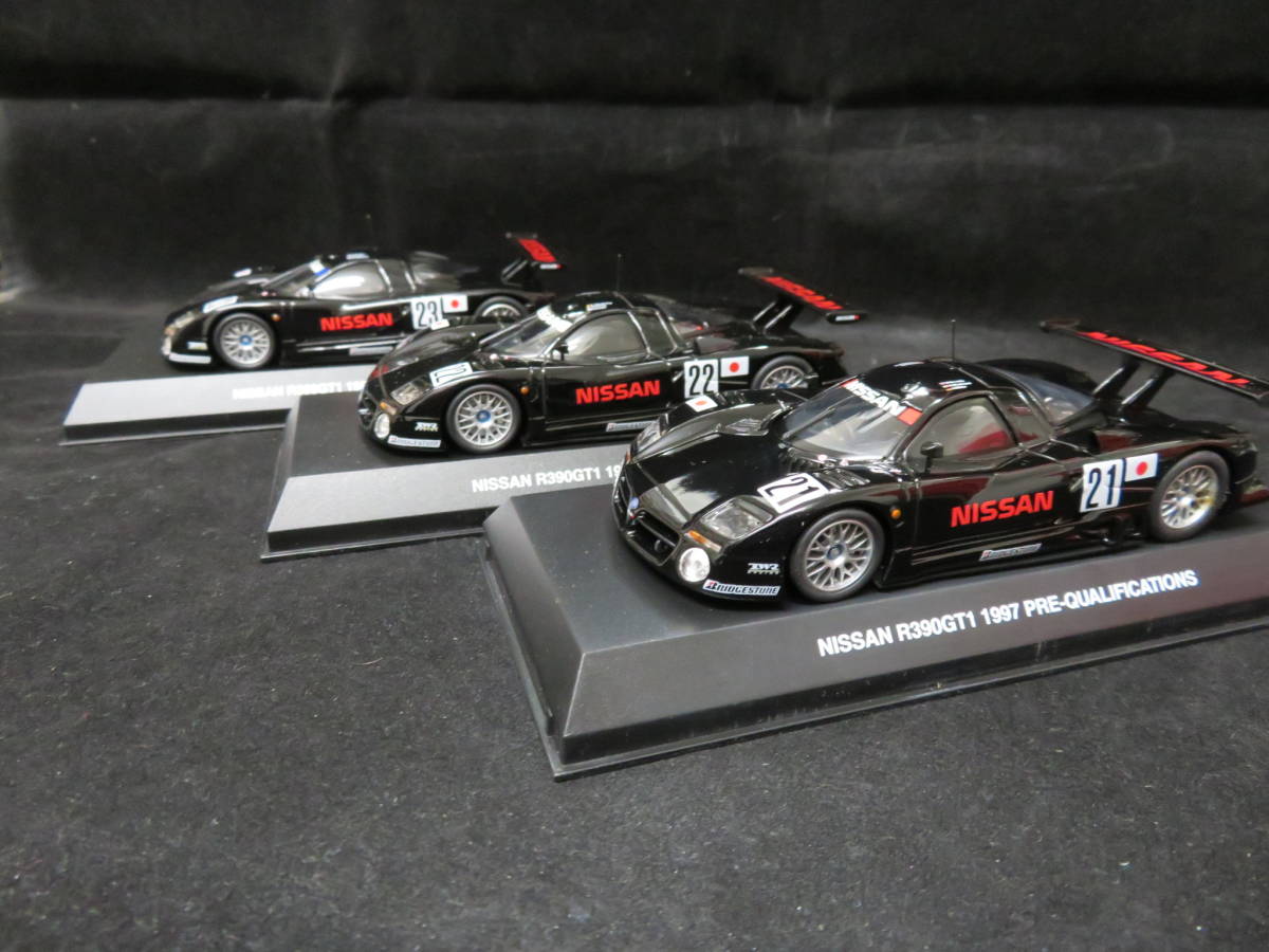 1/43 ニッサン R390GT1 LM1997 プレクオリフィ #21,22,23, 3台セット拍卖