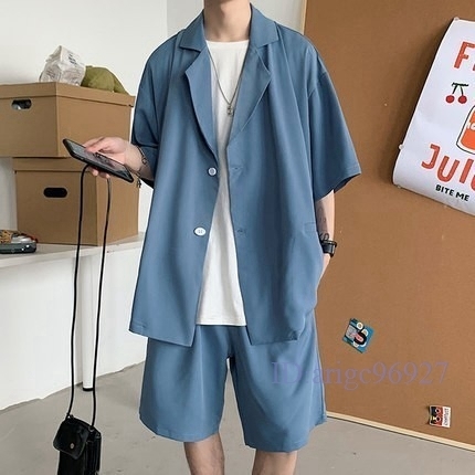 M803★新品 メンズ セットアップ ゆったり シンプル 韓国 全3色拍卖