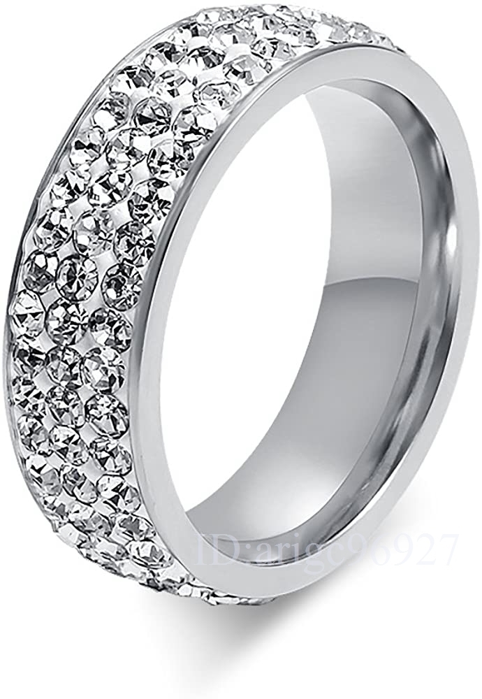 I896★人気 ブランド 指輪 レディース シルバー シンプル チタン指輪 ダイヤリング拍卖