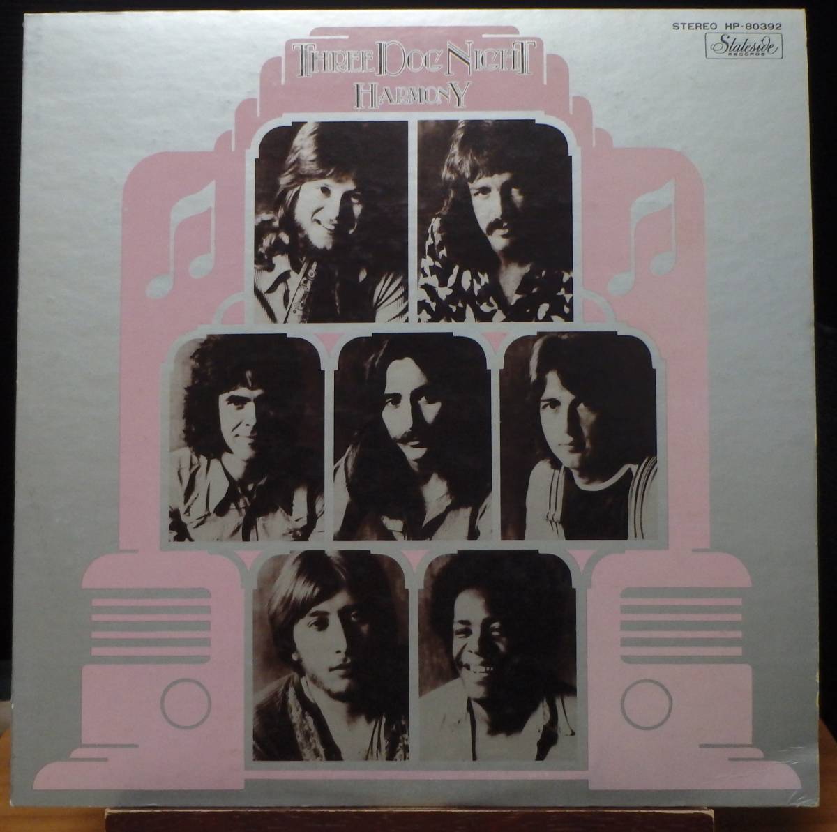 【CR394】THREE DOG NIGHT 「Harmony (ハーモニー)」, ’72 JPN (初回盤?) ★クラシック・ロック/ソフト・ロック拍卖