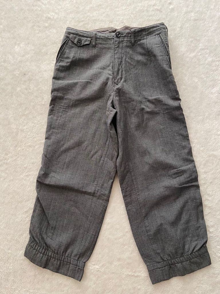 秋冬 kolor size1 コットンウール パンツ ブサイクパンツ パッカリング グレー メンズ カラー (KI)拍卖