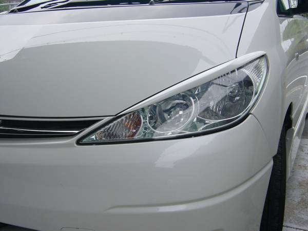 トヨタ ACR/MCR 30/40系 エスティマ 後期 アイライン FRP製 未塗装品 ESTIMA EYE LINE ヘッドライトガーニッシュ拍卖