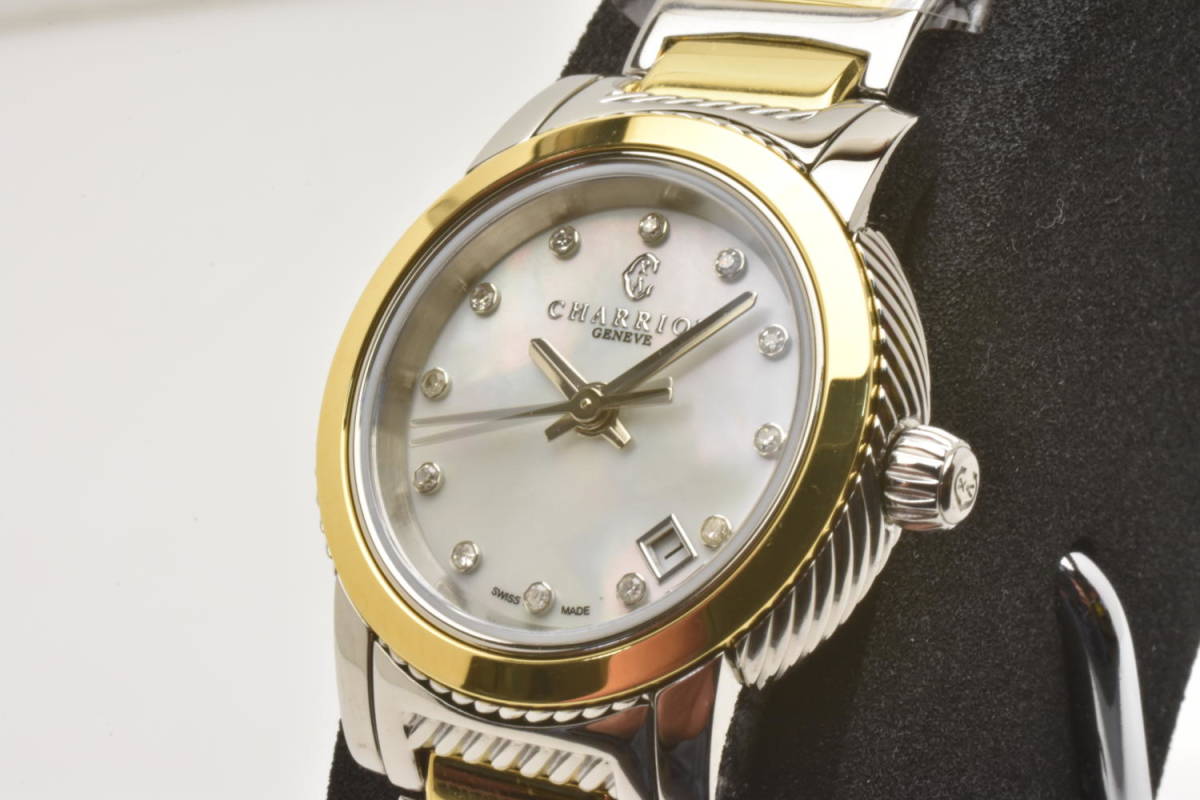 ★新品・正規輸入品!CHARRIOL シャリオール PARISII パリシー P26SY2.911.001 MOP ダイヤ文字盤★拍卖