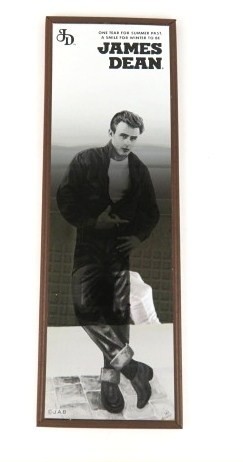 J.A.B ジェムス ディーン パブミラー W15×H46cm 845602AA87-325F拍卖