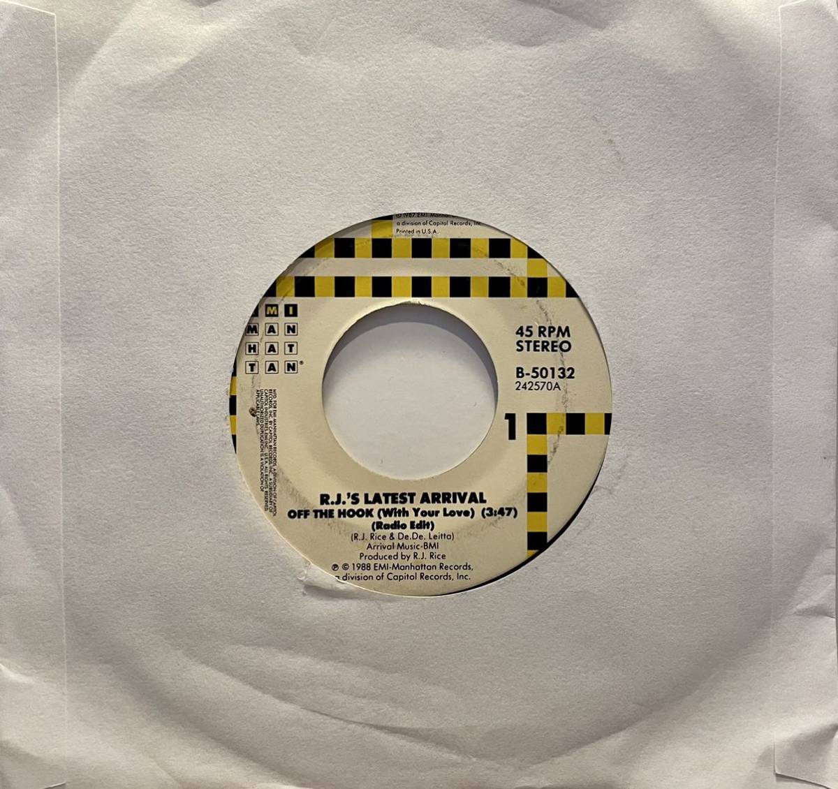 【 80's Disco 】R.J.'s Latest Arrival Off The Hook (With Your Love) Electro soul funk New Jack Swing R&B拍卖