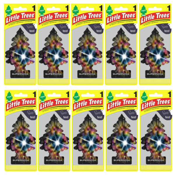 Little Trees リトルツリー エアフレッシュナー 釣り下げ式 芳香剤 スーパーノヴァ 10枚セット USDM拍卖