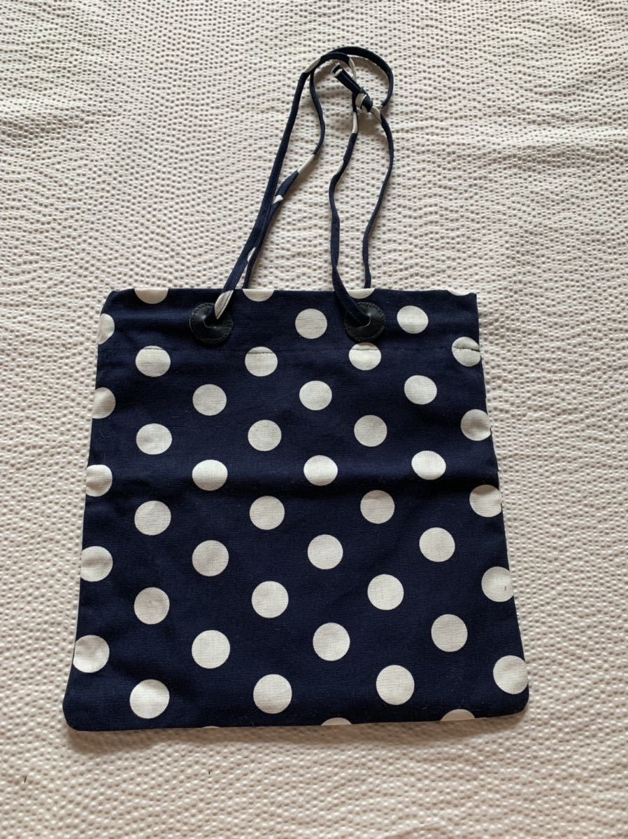★Casually FLYNOW★ドット2wayバッグ・紺色拍卖