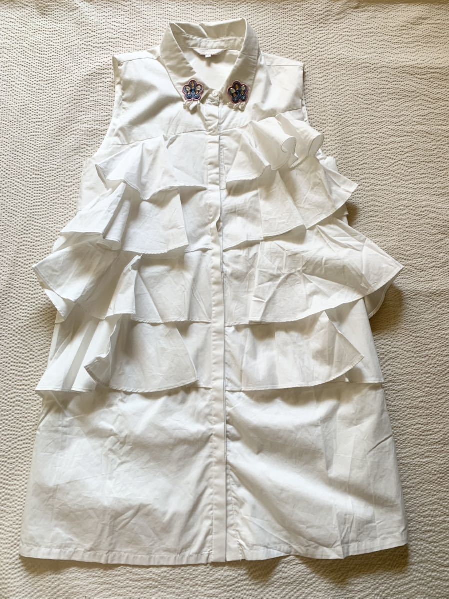 ★lyn around★フリル付きノースリーブブラウス・M拍卖