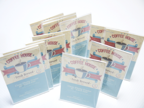 クリアフォトフレーム 12点セット ポストカード 卓上 アクリルスタンド アクリルフレーム アクスタ ディスプレイフレーム拍卖