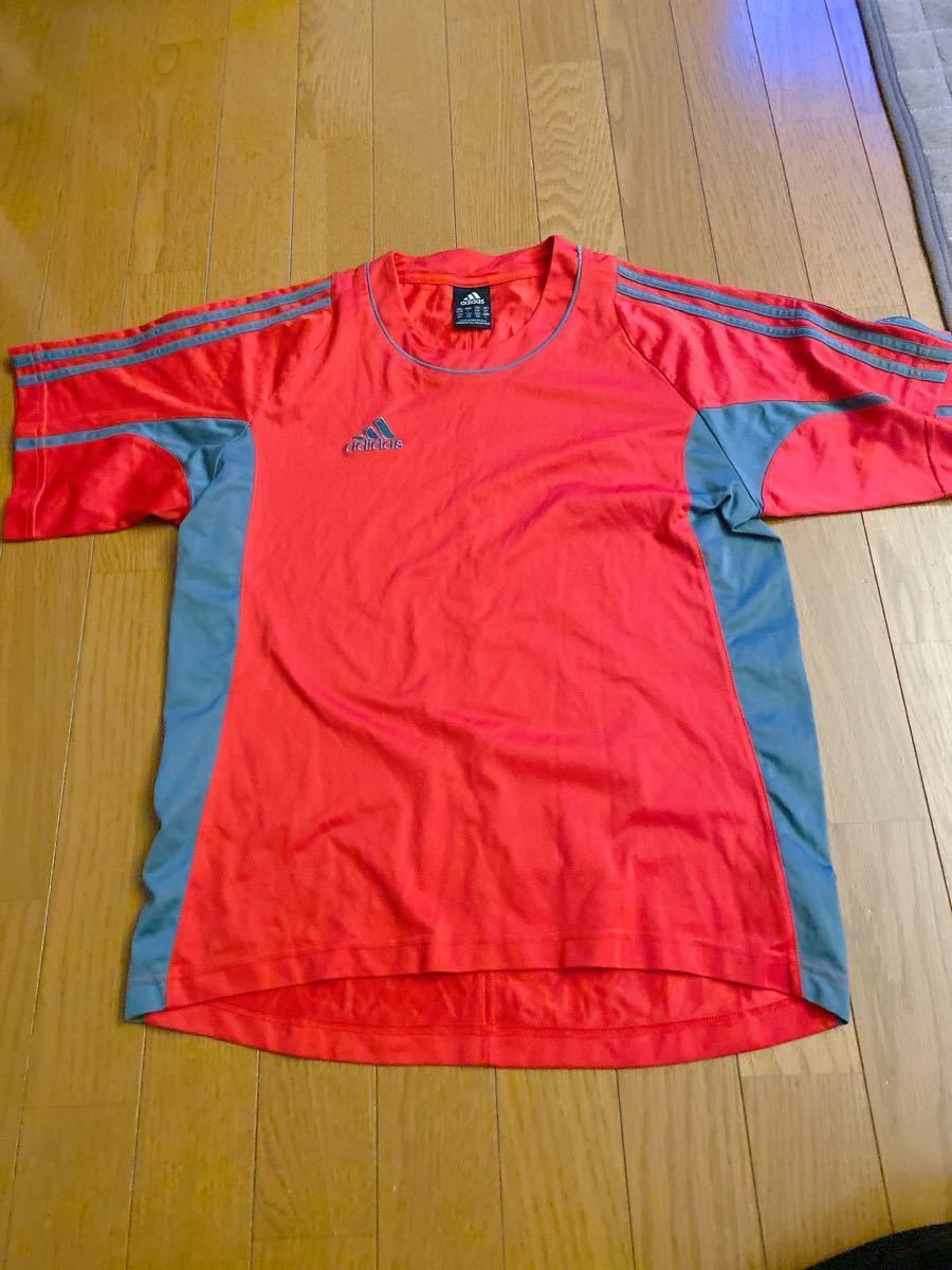 ☆サッカー サッカーシャツ ジャージ adidas 半袖シャツ アディダスTシャツ拍卖
