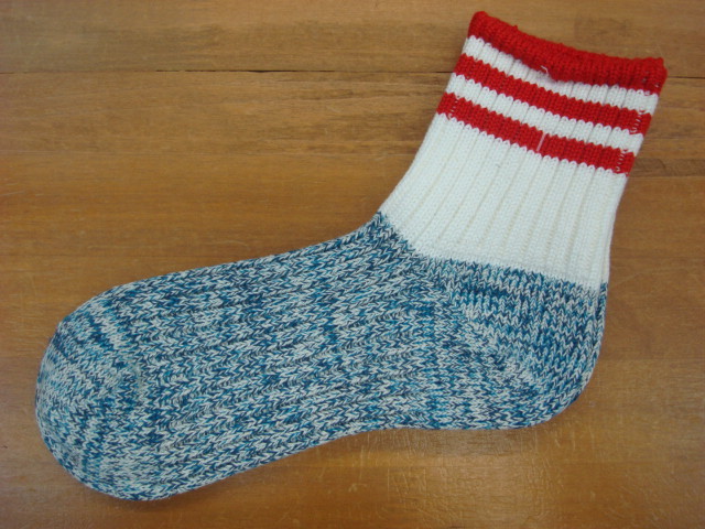 新品Mauna Kea(マウナケア)ソックス 杢リブ3本ライン MENS 102273 Red拍卖