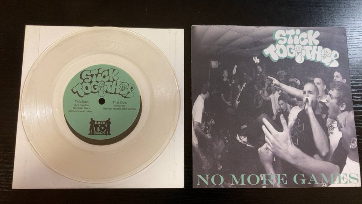 Stick Together No More Games 7EP Clear盤 歌詞付き nyhc拍卖