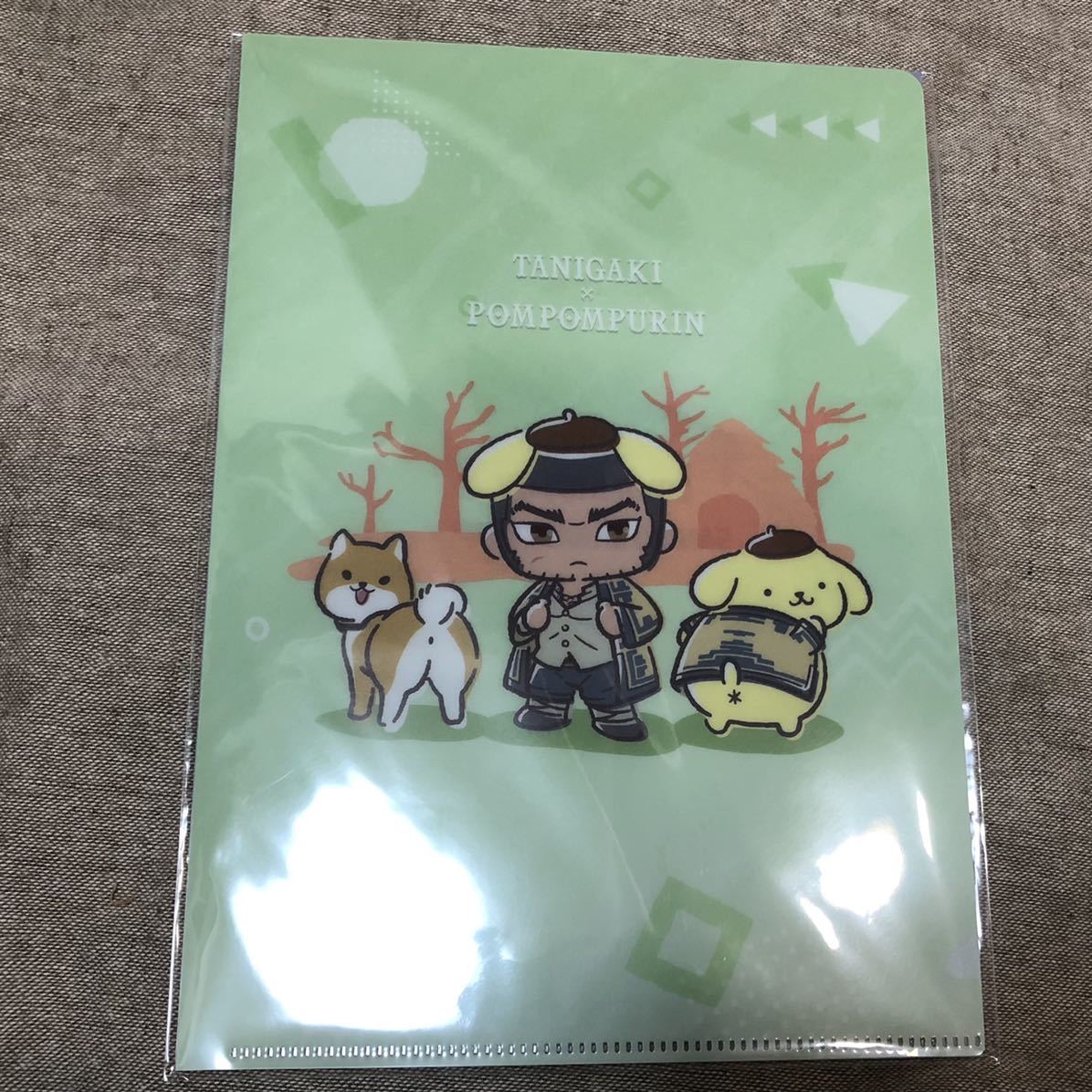 ゴールデンカムイ クリアファイル 谷垣源次郎 サンリオ ポムポムプリン 谷垣拍卖